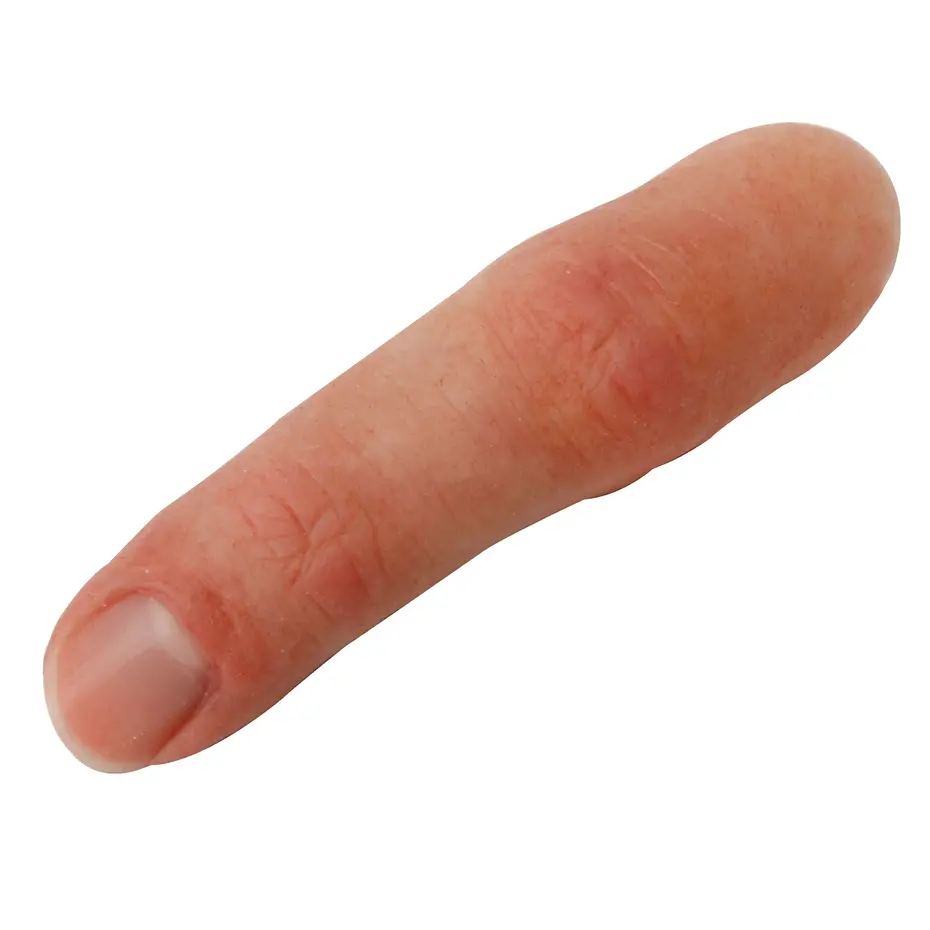 Custom silicone finger prostheses