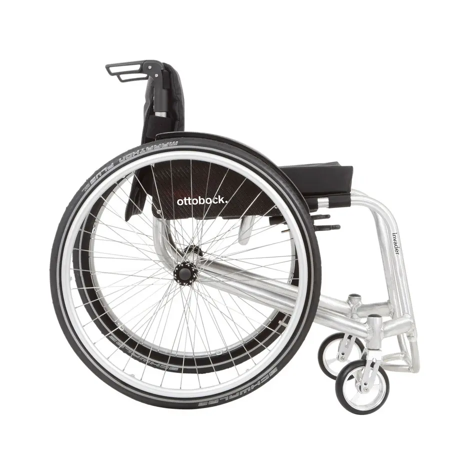 Choice of axle diameter for Ottobock Invader wheelchair for active use