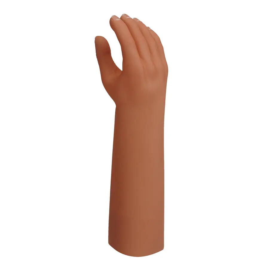 Product image | Overall view 1:1 (in colour) MyoSkin Natural Prosthetic Glove 8S12N