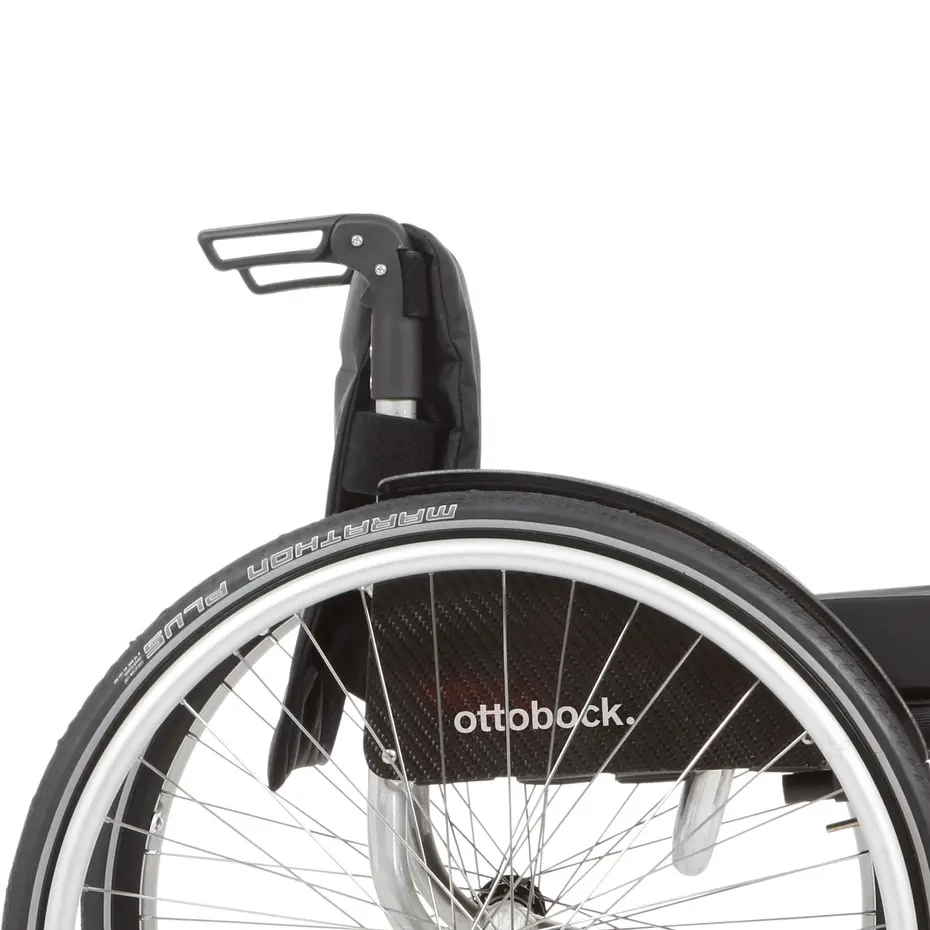 Side panel of Ottobock Invader wheelchair for active use