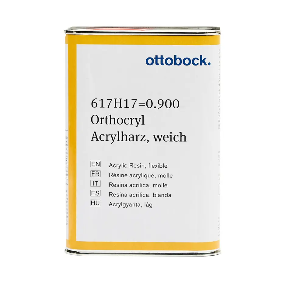 Product image | Overall view 1:1 (in colour) Orthocryl, weich 617H17
