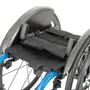 Odchylane oparcie w aluminiowym wózku inwalidzkim Ottobock Zenit R w kolorze niebieskim
