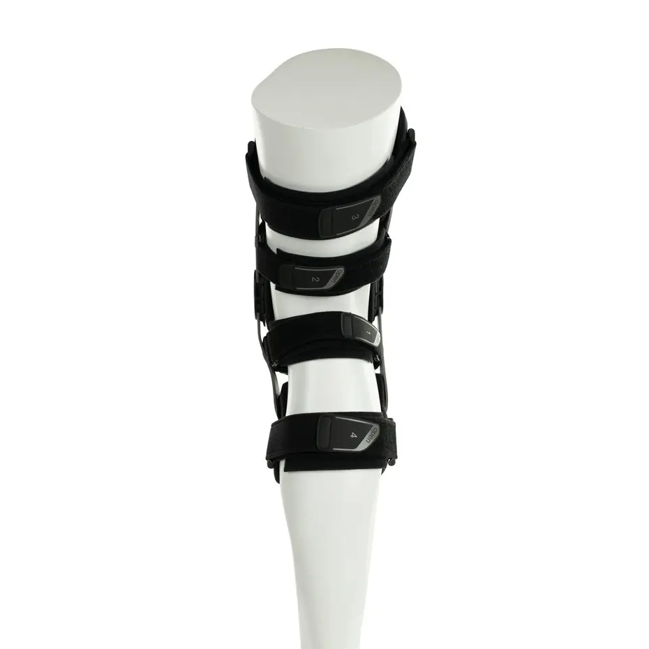 Изображение на номерираните колани на колянната ортеза Genu Arexa