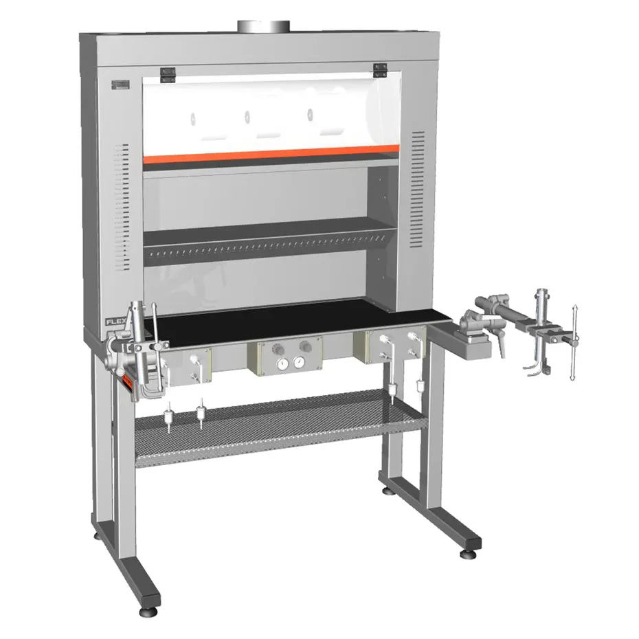 Product image | Overall view 1:1 (in colour) Lamination workstation, integrated tank 758Z116