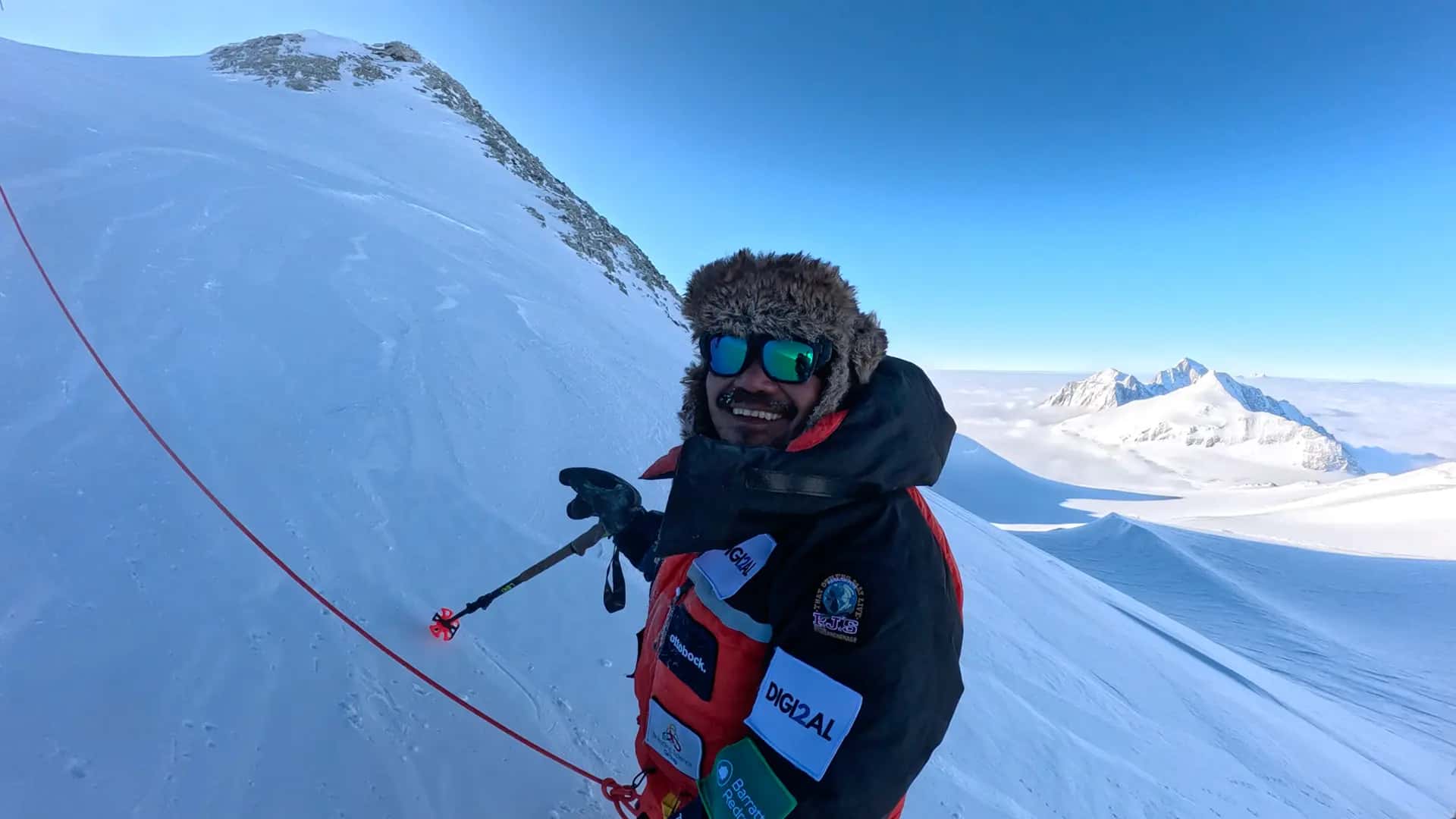 Thumbnail of Hari climbing a mountain