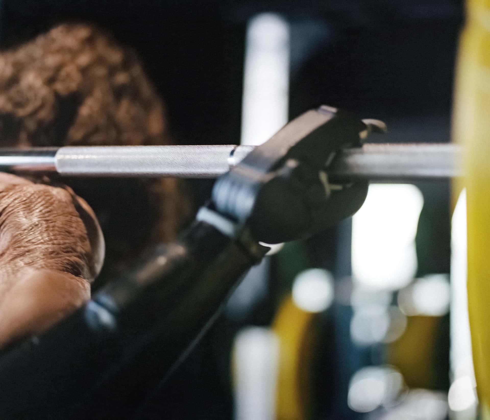 Davide lifting weights